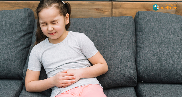 Child with stomach pain